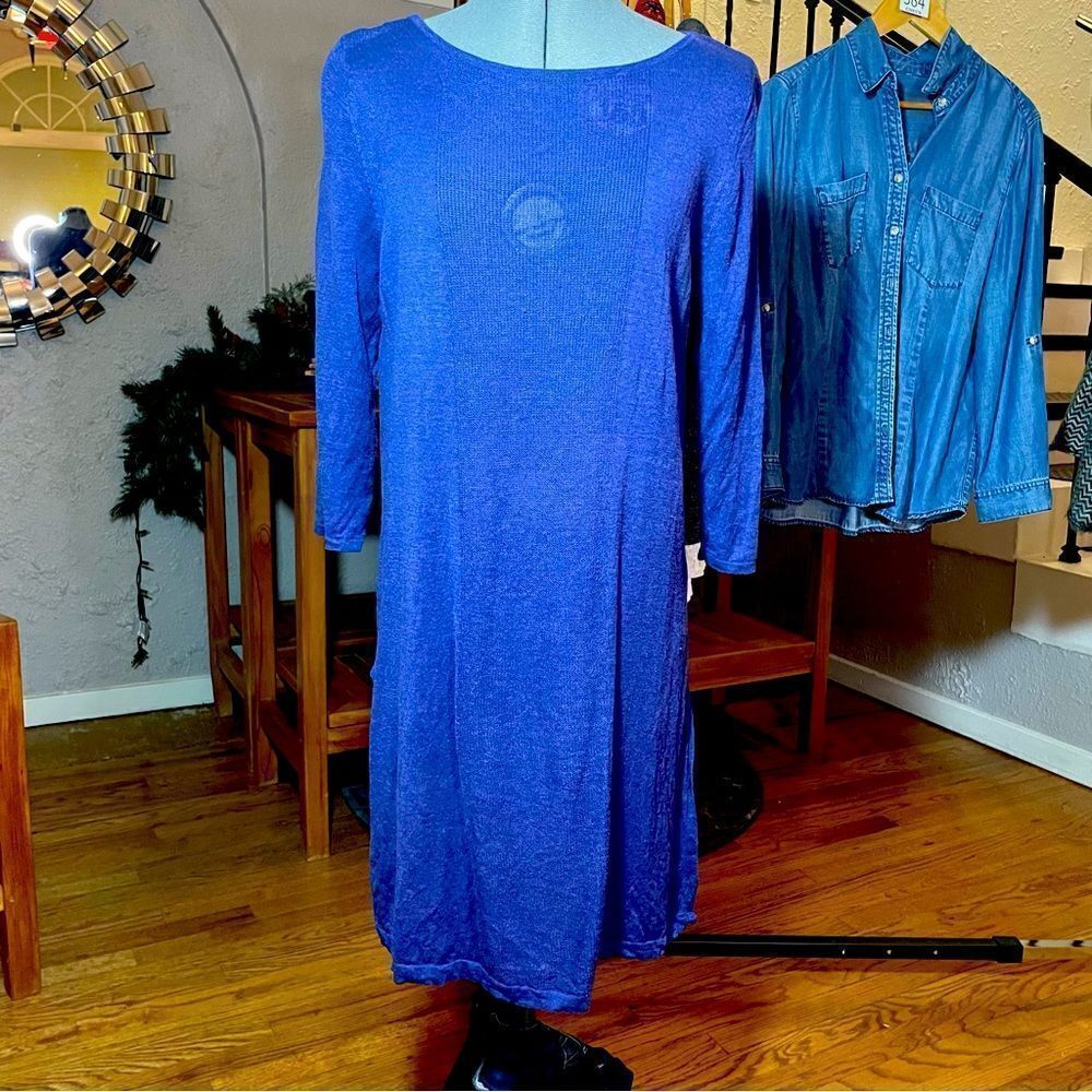 J. Jill knit dress in midnight indigo